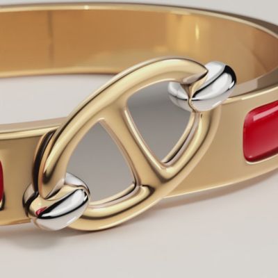 HERMES エルメス ブレスレット・バングル 赤等 XL 4500324L0088 HERMES エルメス バングル ゴールド レッド 赤 - メルカリ